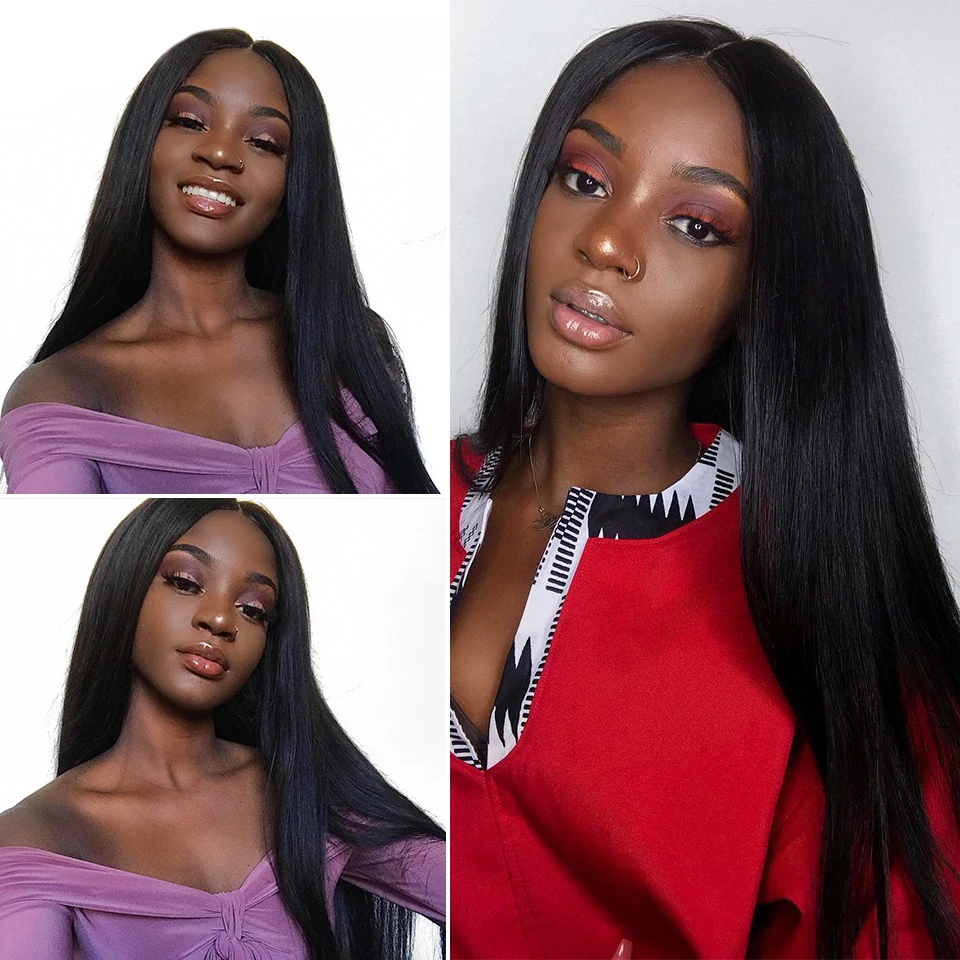 Мягкий кружевной передний парик из человеческих волос предварительно накладка