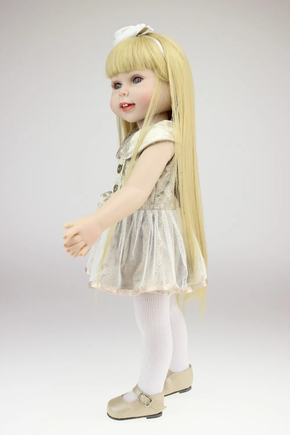 NPK Boneca Reborn силикон 2018 Новое поступление 1/4 Bjd кукла для Sd Милая смола с макияжем