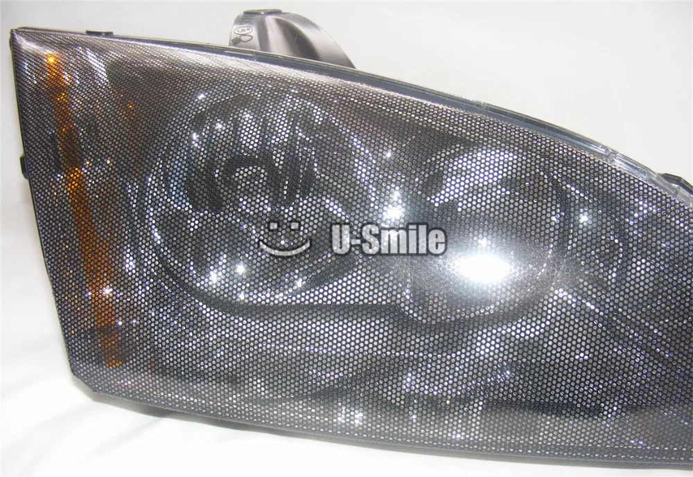 Spi Vision графика тонировка фар перфорированная сетчатая пленка как Fly Eye 1.07x5 0M/Roll |