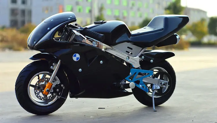 Бесплатная доставка 49CC 1.8L 2 х тактный двигатель смешанные бензиновый мини