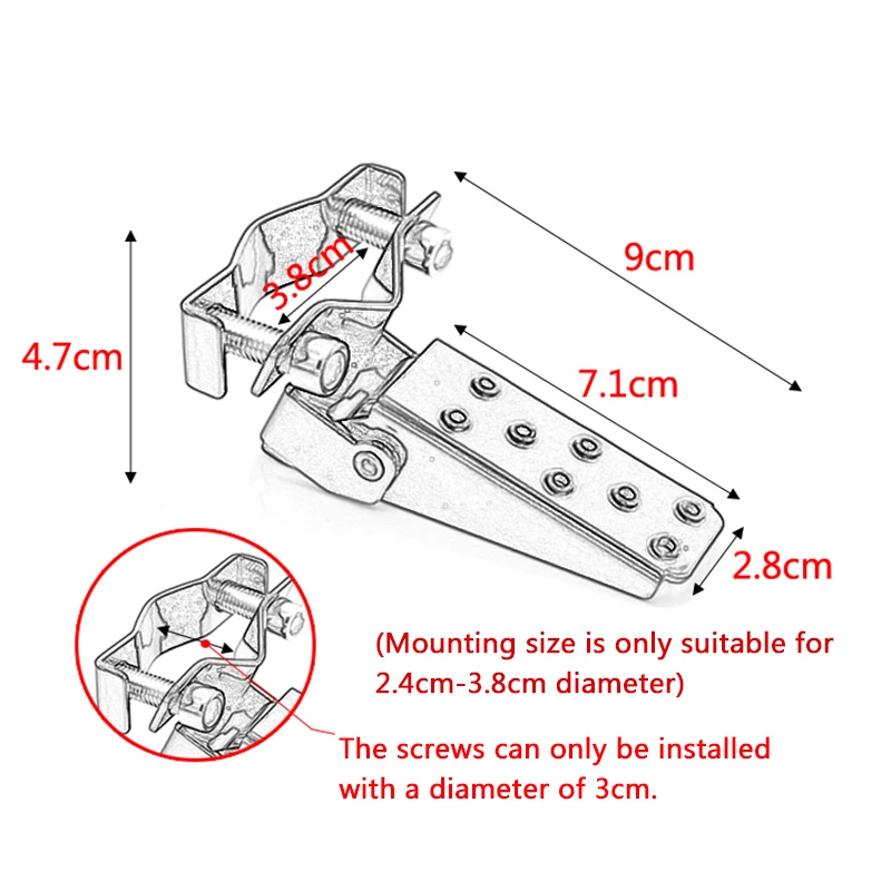 Черные стальные Запчасти для мотоциклов и велосипедов 1 пара складные педали 25