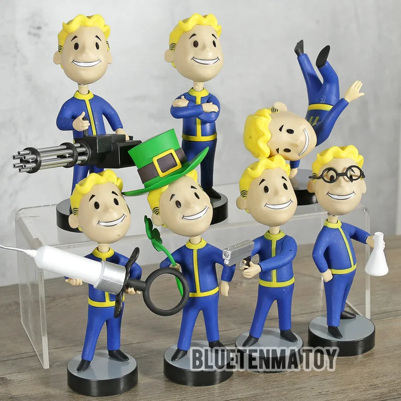 Экшн фигурка Fallout 4 Vault Boy Bobbleheads Series 2 из ПВХ с коробкой детская игрушка
