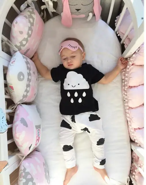 Новинка 2020 года Весенние комплекты одежды для малышей Одежда новорожденных с