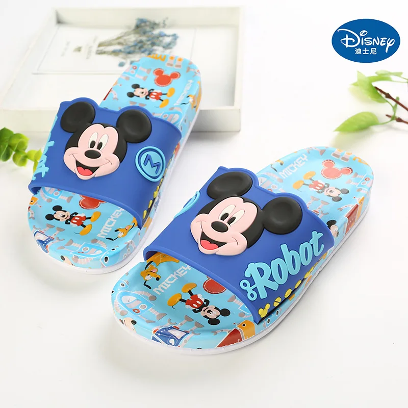 Детские тапочки Disney домашние с рисунком Микки для ванной комнаты 24 35 весна лето| |