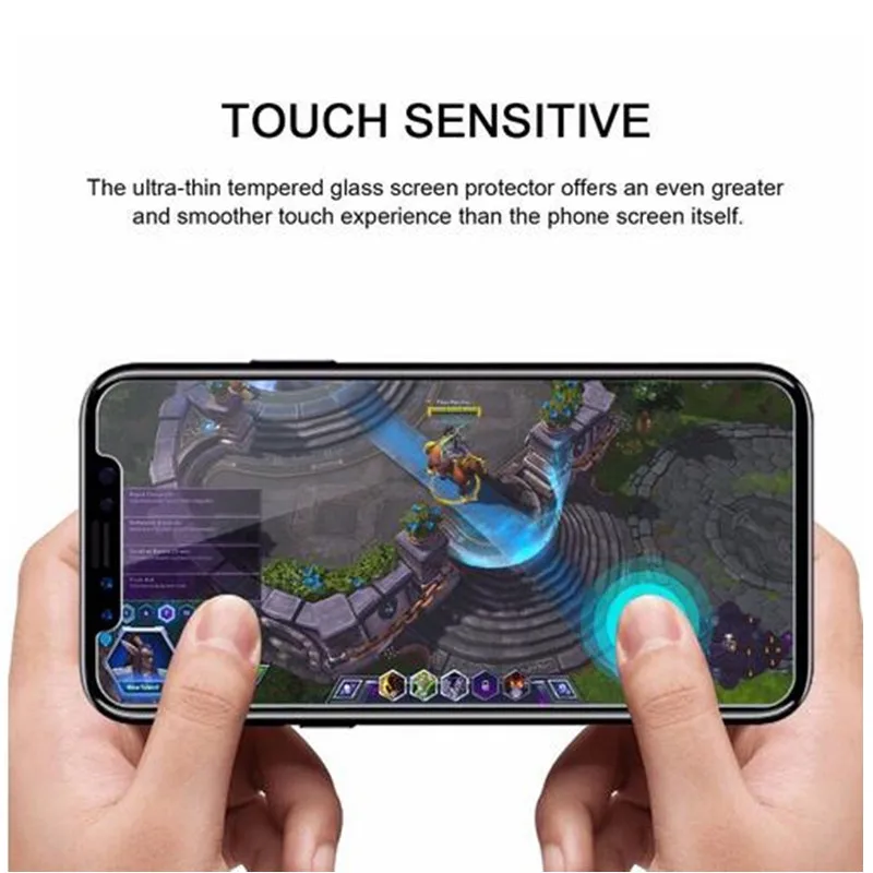 9H 0 25 мм закаленное стекло защитная пленка для iPhone X 10 8 7 6 6S Plus взрывозащищенный