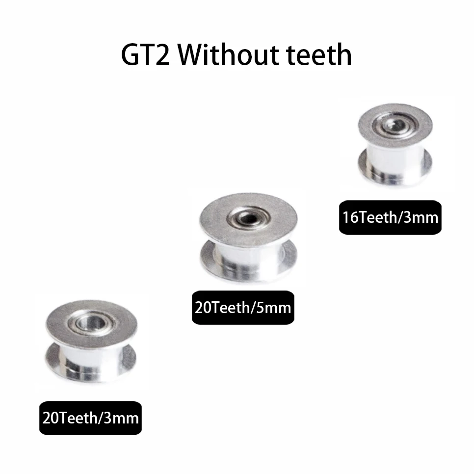 Шкив GT2 16/20 без зубьев шкив с зубьями или зубчатый шестерня отверстие 3/5 мм для