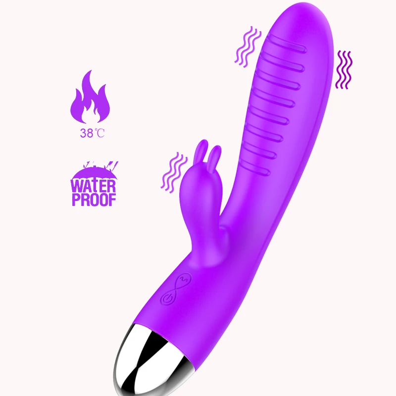 Фаллоимитатор с подогревом вибратор G spot вагинальный клиторальный массаж 12