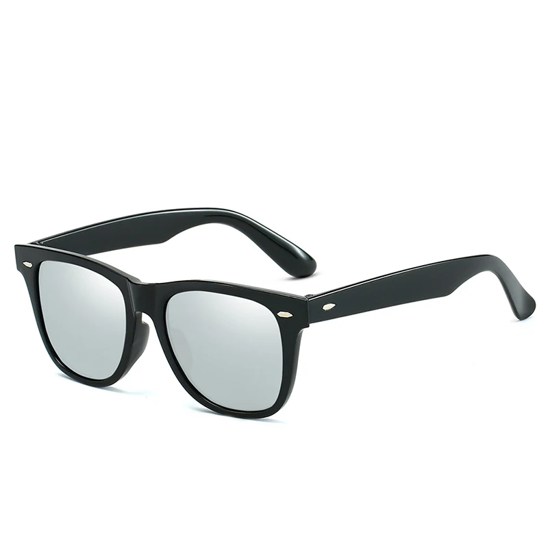 Модные солнцезащитные очки в стиле ретро женские с рисовыми гвоздями цветная