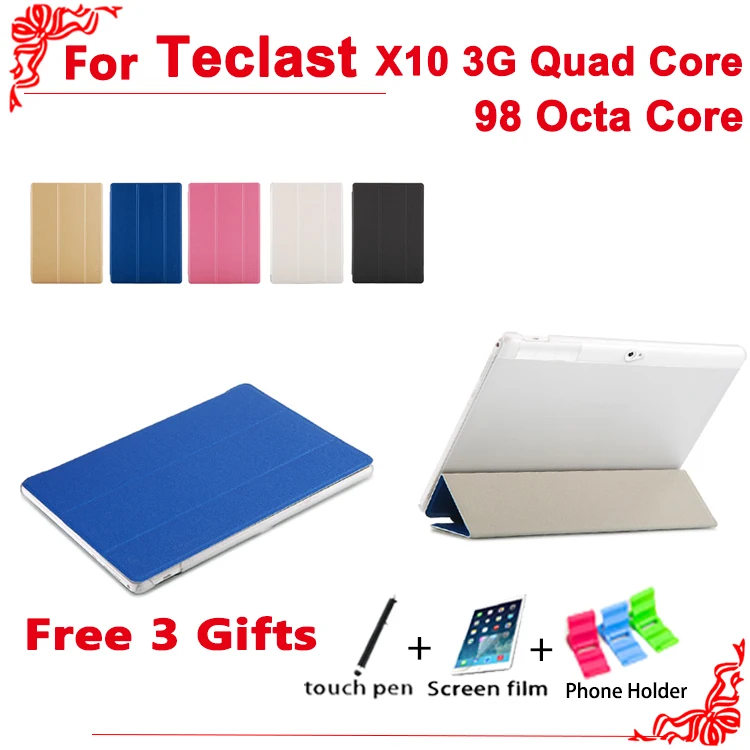 Ультратонкий чехол из искусственной кожи для Teclast X10 quad core/98 octa core защитный книжка