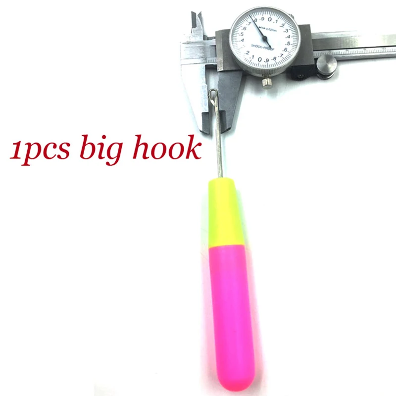 Brand New 2pcs 2 size DIY Hand Tool Handle Crochet Hook Weave Knitting Knit Braid Needle Craft Lock Hair | Дом и сад
