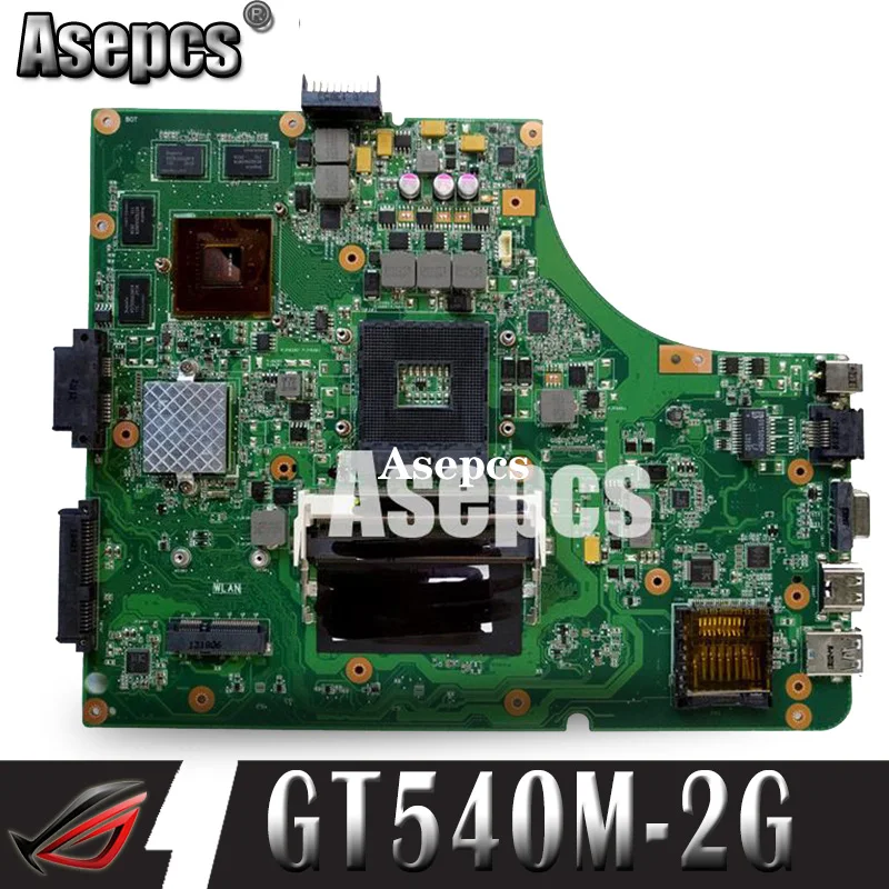 Asepcs K53SV Laptop motherboard for ASUS K53SM K53SC K53S K53SJ P53SJ A53SJ Test original mainboard REV2.1/2.4/3.0/3.1GT540M-2GB