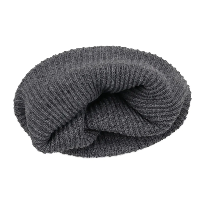 

Women Knitted Hat Autumn Winter Unisex Leisure Knit Pointed Beanies Fashion Couple's Square Label Decoration Cap