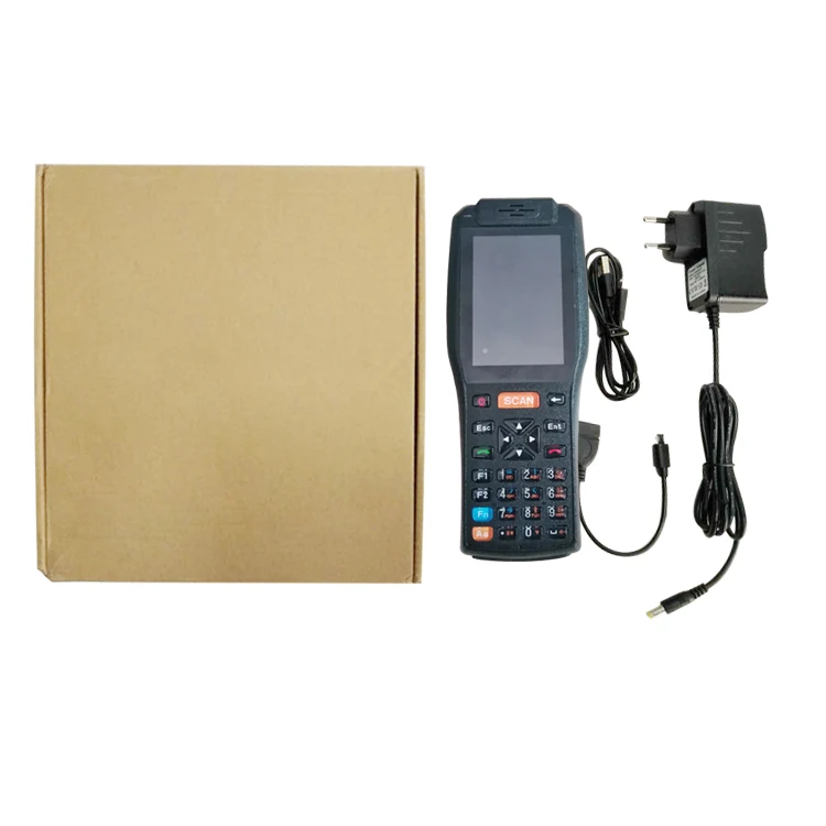 КПК ручной 4G Wifi Android сенсорный 1D/2D сканер штрих-кода NFC промышленный кпк