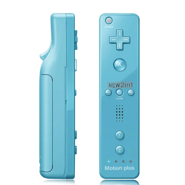 Для nintendo wii mote Встроенный Motion Plus внутренний пульт дистанционного управления для контроллера wii для пульта ДУ wii и nunchuck 2 в 1