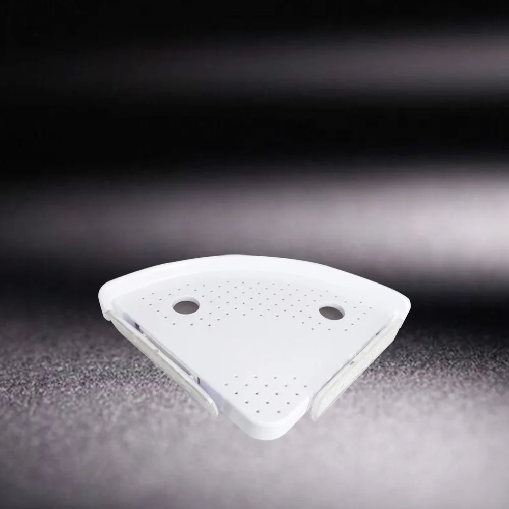 Пластиковая угловая стойка для хранения в ванной органайзер настенная полка