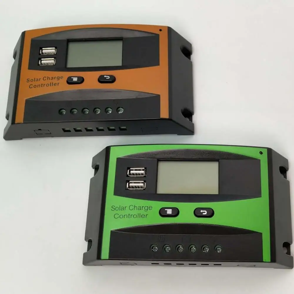 30A 20A 12V 24V AUTO Solar Controller LCD Charge with Dual USB 5V Panel Battery Regulator |