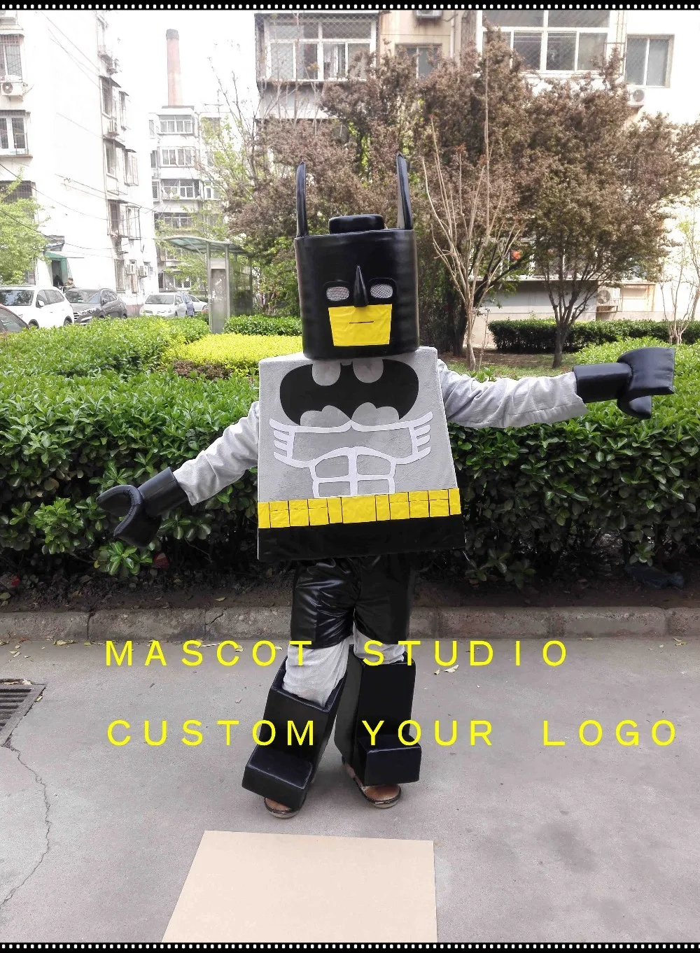 Костюм талисман lego man hero индивидуальный маскарадный костюм аниме косплей