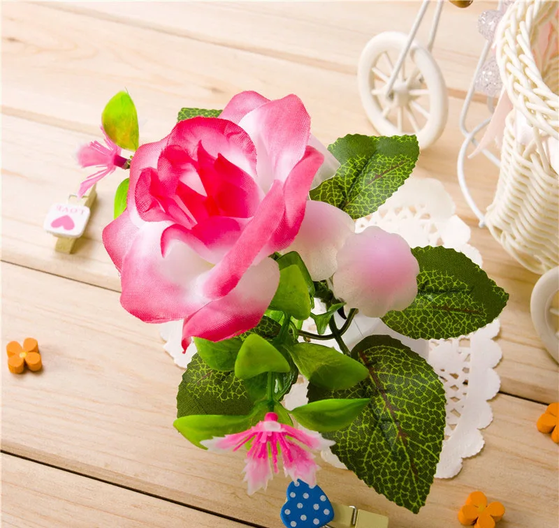 Миниатюрный сиреневый ночник Vitrust с вилкой для ЕС и США цветной сенсорный