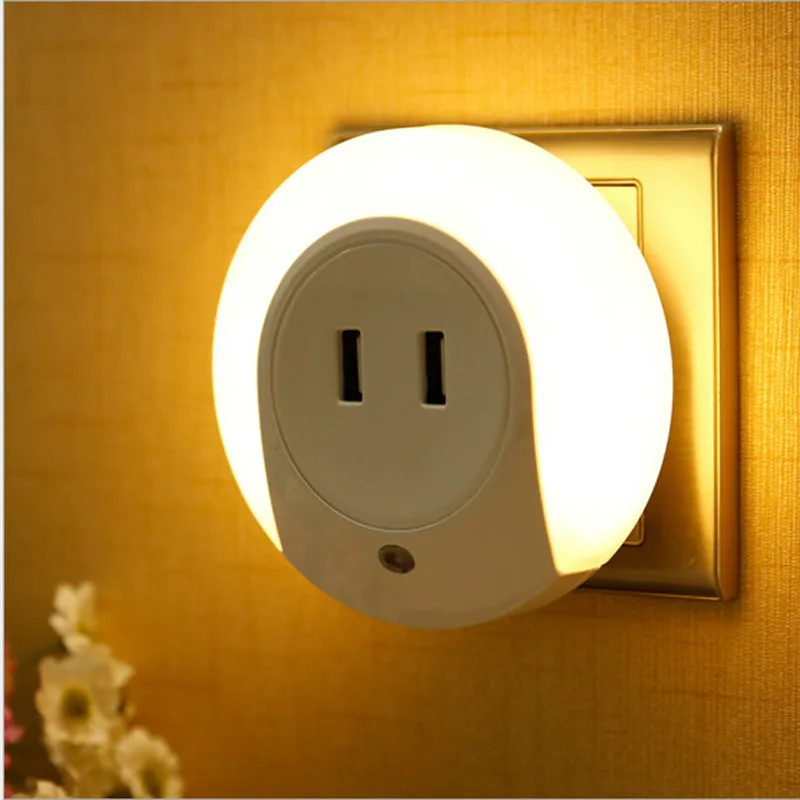 Креативный Ночной светильник Luminaria с двойным разъемом USB 220 В новинка пластиковая