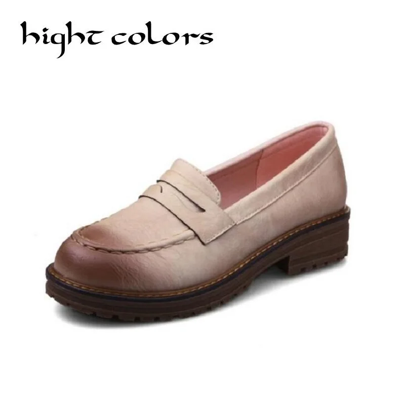 Женская винтажная повседневная обувь на плоской подошве большие размеры 40 43