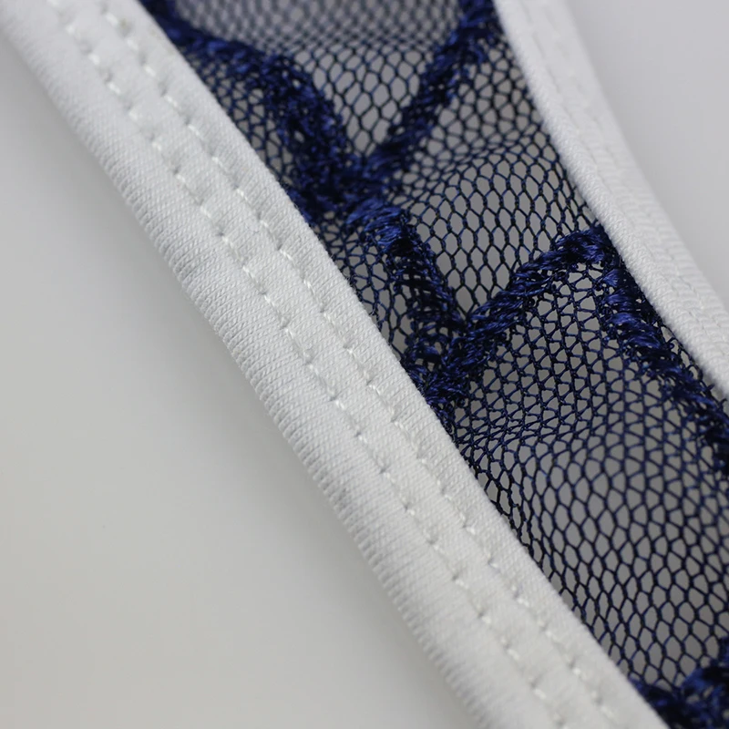 Мужские трусы стринги из сетчатой ткани AIIOU черные сетчатые прозрачные танга и