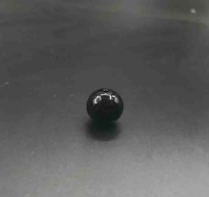 balck 18 мм двойное отверстие цвет шарообразный стеклянный подвеска с шаром флакон стеклянная бутылка подвеска-Ароматизатор Масло ожерелье аксессуары handmad Декор 10 шт - Цвет: balck