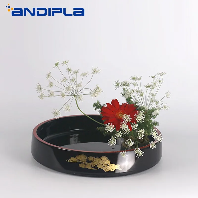 Винтажный пластиковый цветочный горшок Zen Ikebana вазы Настольная гидропоника