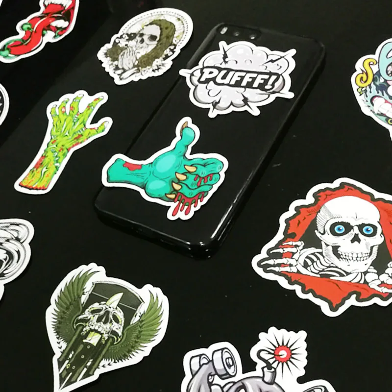 50 шт. Водонепроницаемый Стикеры для дневника Гитары ноутбук телефон детский