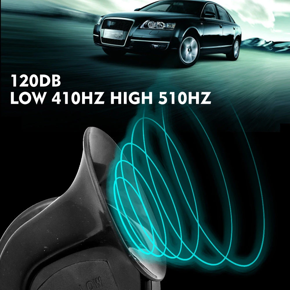 2 шт./Лот 12 в набор улитки воздушный гудок супер громкий двухцветный