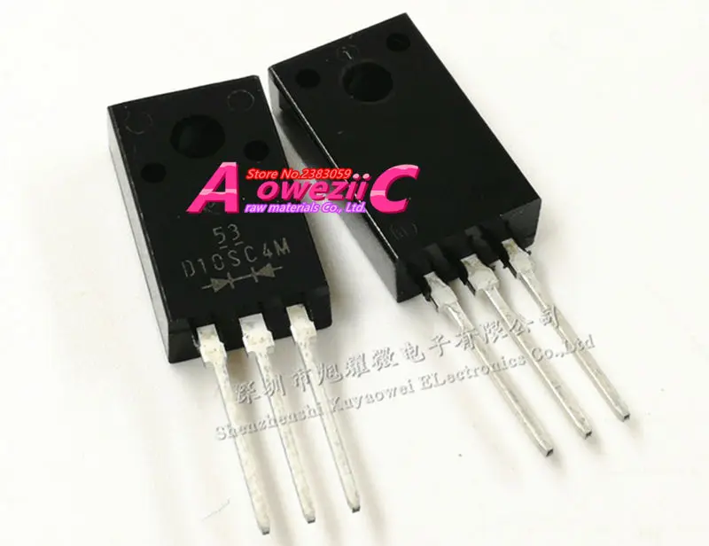 Барьерный Диод Шоттки Aoweziic D10SC4M, 100%, 40 в, 10 А, TO-220F