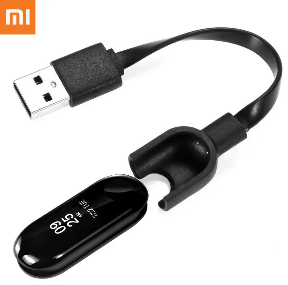 200 шт. для Xiao mi Band 3 зарядное устройство Шнур сменный USB кабель для зарядки с адаптером для mi Band 3 mi band3 умный Браслет