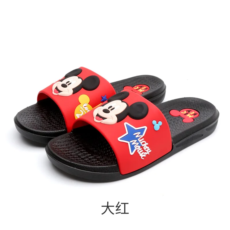 6 Г. disney, новые мужские и женские домашние тапочки с Минни и Микки, Нескользящие Тапочки для ванной, летняя легкая домашняя обувь, европейский размер 36-40 - Цвет: 6