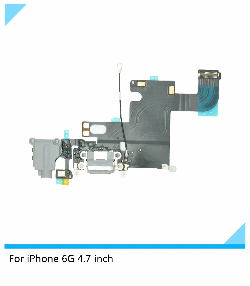 Гибкий кабель для ремонта iphone 6 4 7 дюйма 6G аудиоразъем наушников USB зарядное