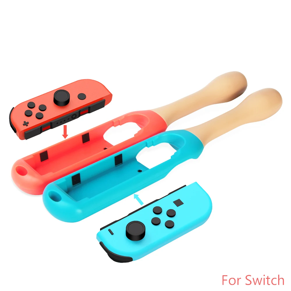 Барабанная палка для контроллеров Nintendo Switch Joy-Con держатель с ручкой игры датчиком