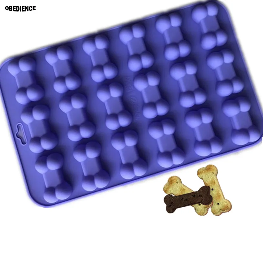 Послушание собак Bone Форма торт силиконовые формы cookie шоколада конфеты Мыло
