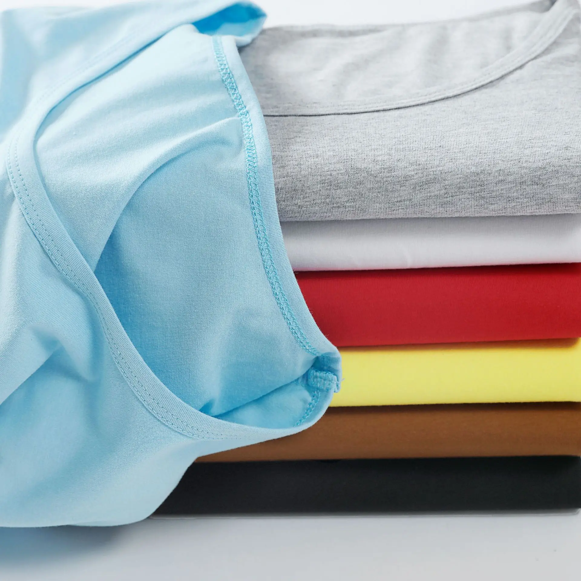 

New 2019 Korean Style Women Short Sleeve Candy Color Crewneck 95% Cotton T shirt Slim Solid Tops Tee Shirts chemise Femme S-4XL
