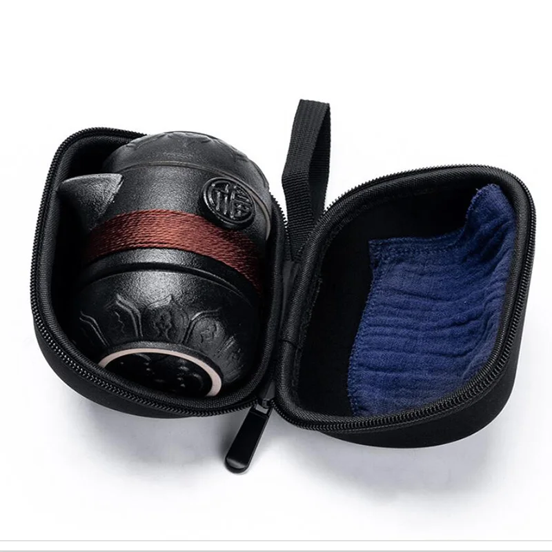 Портативный чайный сервиз включает в себя 1 горшок 2 чайные чашки пакет красивый и