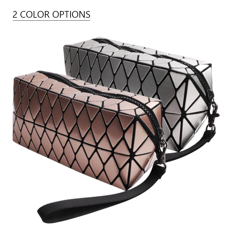 MIXDAIR косметичка с алмазной геометрией женская модная сумка на молнии для