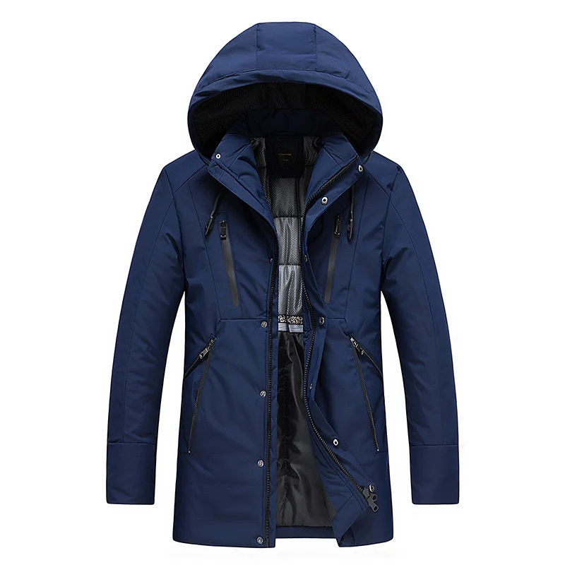 2018 Thick Cotton Jacket Hoodies Men Winter Jackets&ampCoats High Quality Casual Brand Men's Parka Hooded Outwear Hombre Fit | Мужская