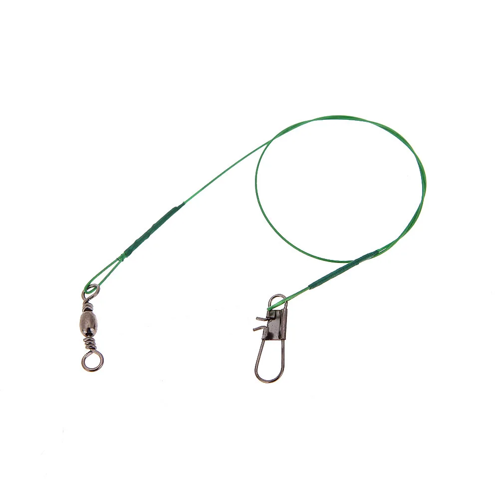 Lixada 10 шт./лот леска для ловли рыбы поводок карпа|steel wire spinner|wire spinnerfishing line |