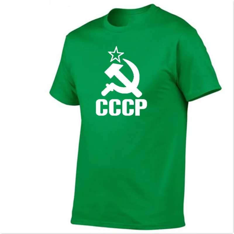 24 Green Футболка для спортзала WINER CCCP, Мужская футболка с коротким рукавом, футболки из хлопка с круглым вырезом - Цвет: 24 Green