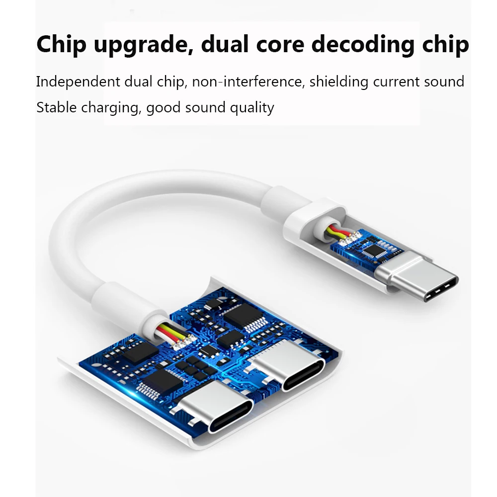Usb type C к type-C+ 3,5 мм или двойной сплиттер type-C Кабель-адаптер для huawei Google наушники AUX конвертер 3A Быстрая зарядка
