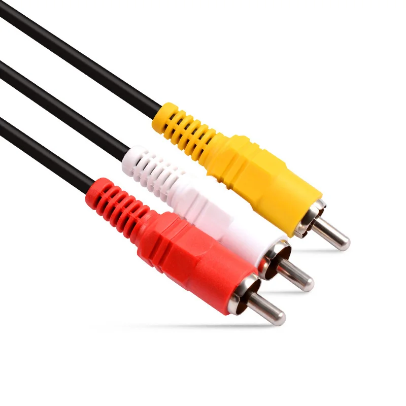 I Key Buy TV AV Lotus Cable Network Set Top Box Line 3 5 мм RCA One Three композитный комплект аудио и видео