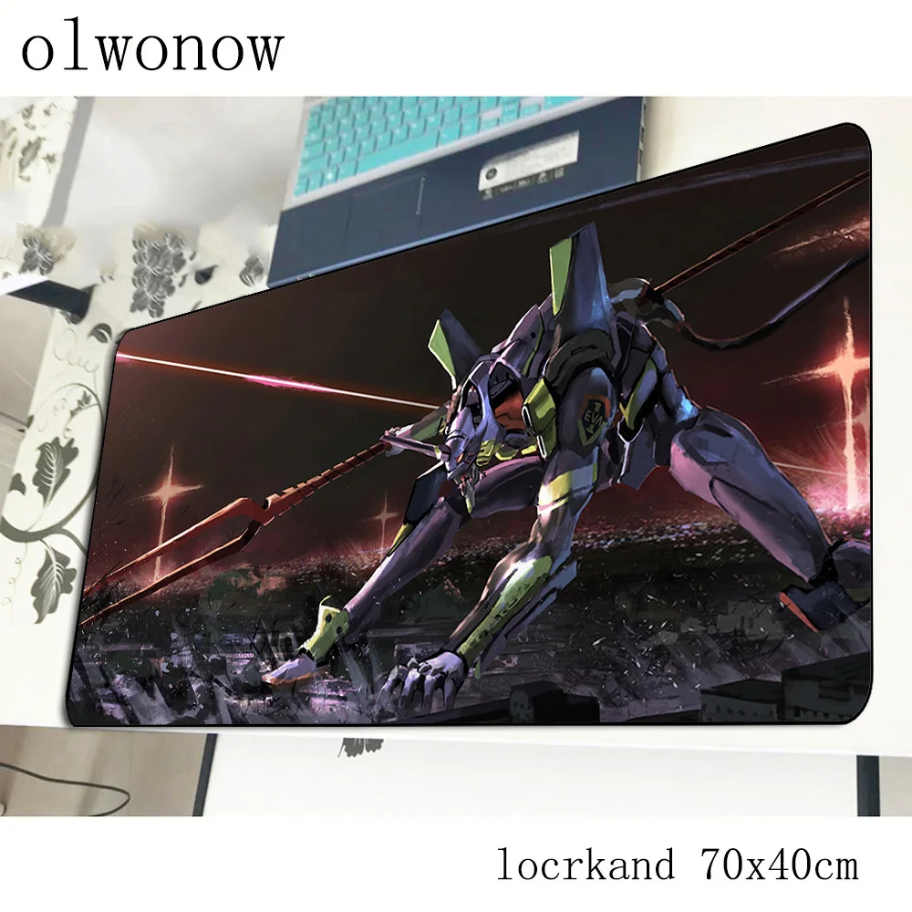 Evangelion Коврик для мыши 700x400x3 мм подарок для мальчика игровой коврик для геймера персональная игровая компьютерная настольная клавиатура со встроенной мышью игровые коврики
