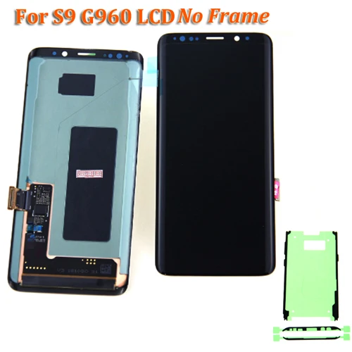 ЖК-дисплей с рамкой для SAMSUNG Galaxy S9 дисплей S9+ Plus G960 G965 сенсорный экран дигитайзер с инструментами 1 шт - Цвет: S9 No frame