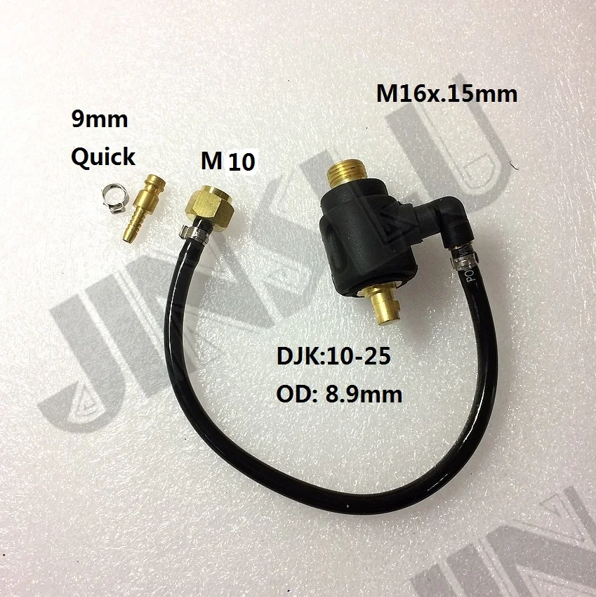 M16x1.5mm to DKJ10-25 Dinse M10 Adaptor Quick Connector for Regular Tig Torch Connection no torch included wp 9 | Инструменты