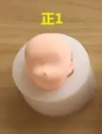 1 шт. 3D Baby Face мягкая глиняная форма инструменты силиконовая форма для торта шоколадные конфеты форма для выпечки инструменты для украшения тортов из мастики - Цвет: 1