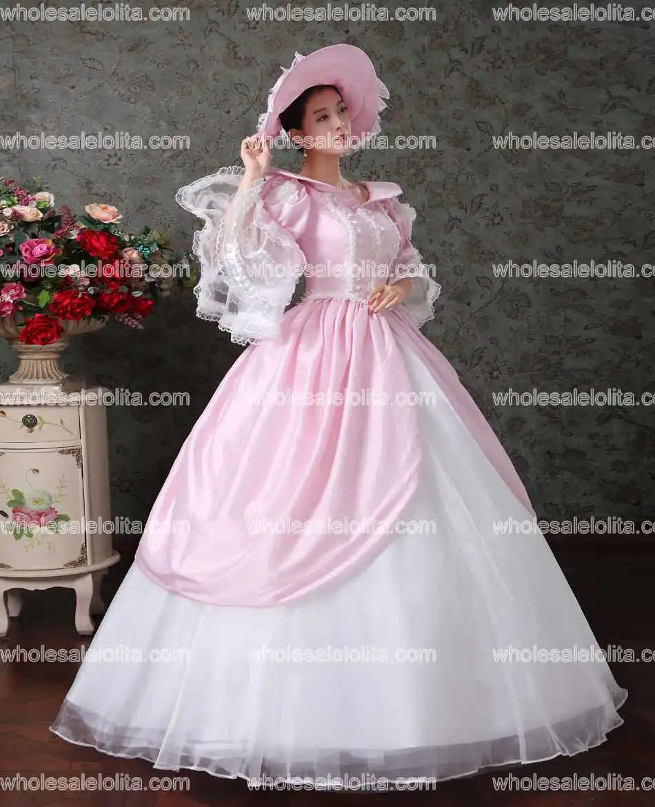 Высококачественное бальное платье Marie Antoinette в стиле барокко европейском 17-18 века