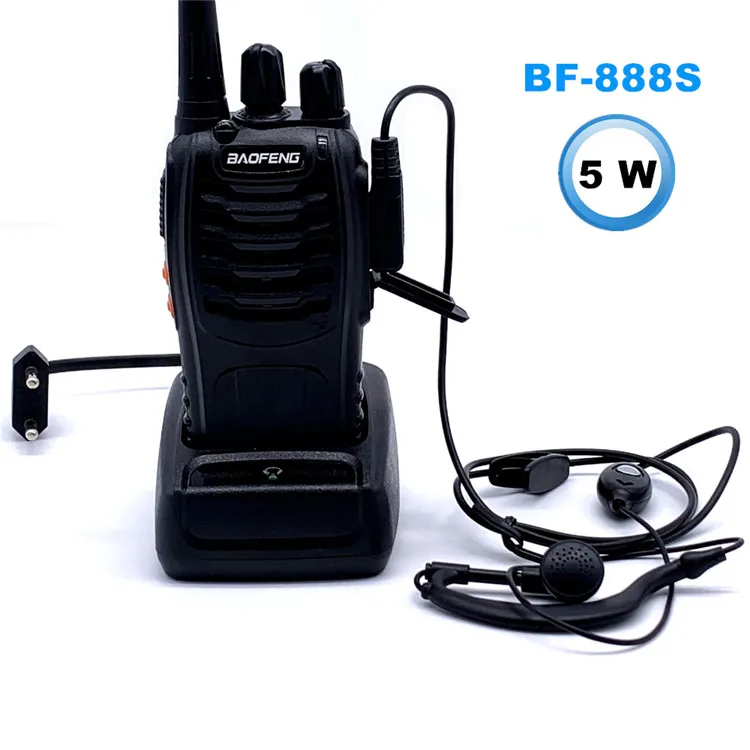 6 км Baofeng двухстороннее радио BF-888S VHF/радиопередатчик ультравысоких частот 5 Вт Портативный любительский радиопередатчик портативный CE рация BF 888 S передатчик