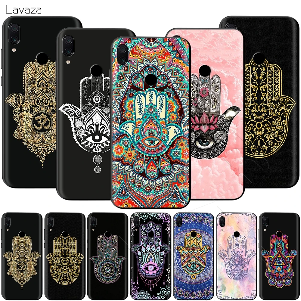 Lavaza Hamsa Hand of Fatima Case for Xiaomi Redmi Note 4A 4X 5 5A 6 6A 7 S2 Pro Go Prime Plus |